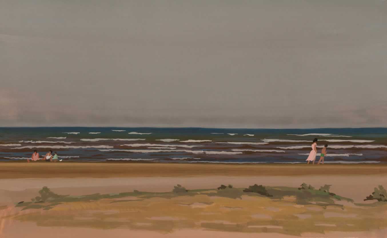 Promenade suer la plage