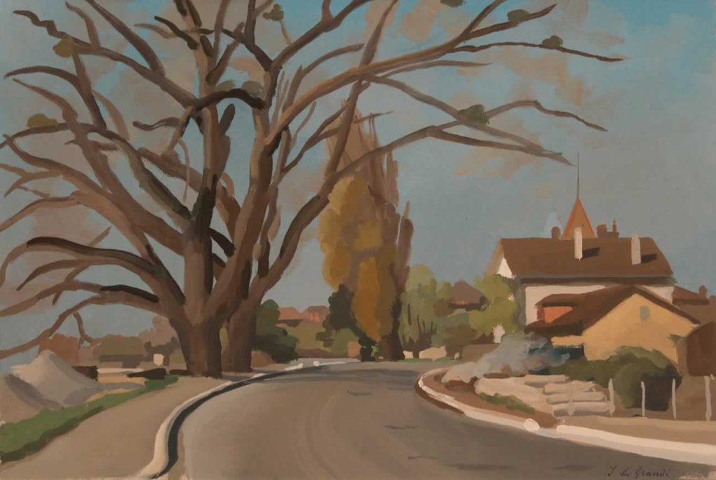 À l'entrée de Cully