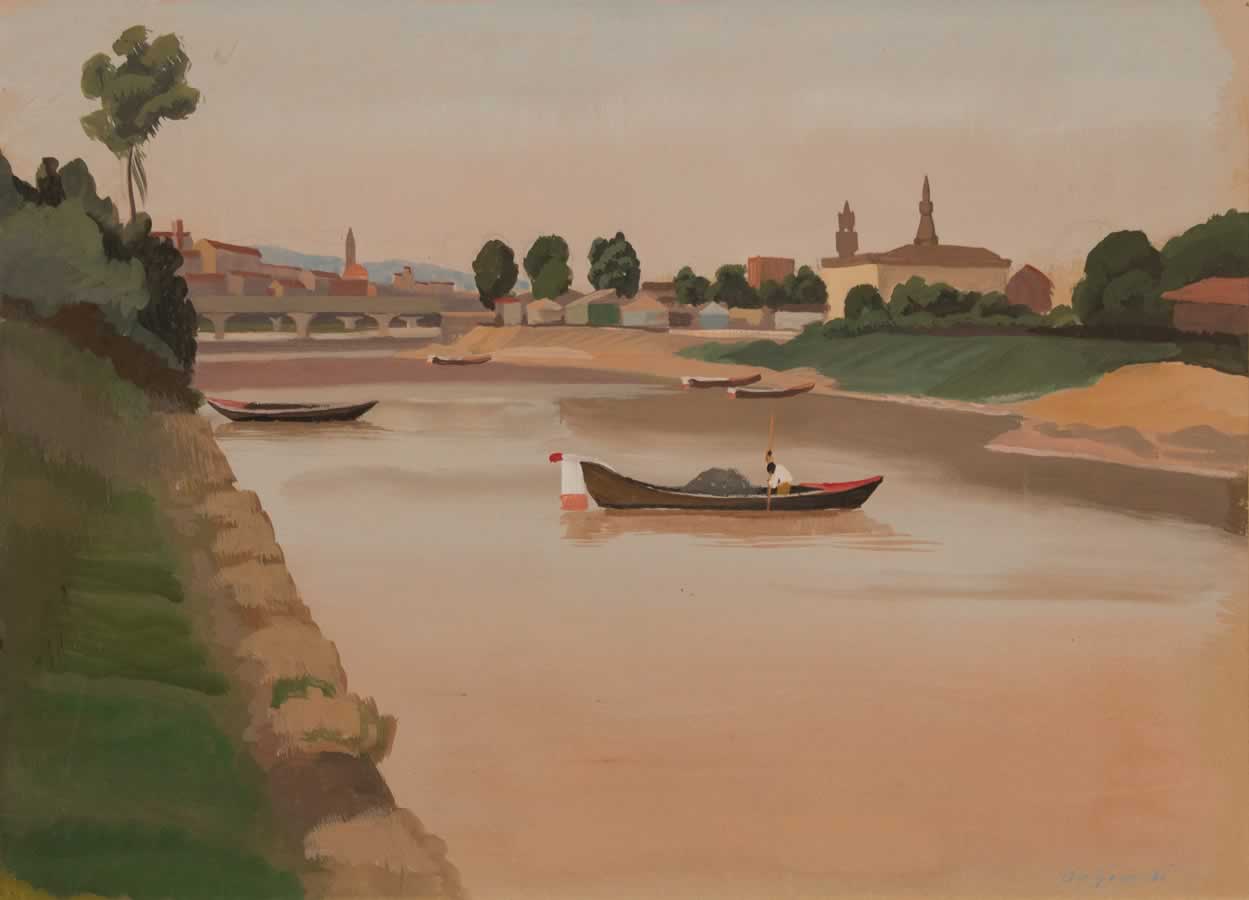 En traversant la Loire