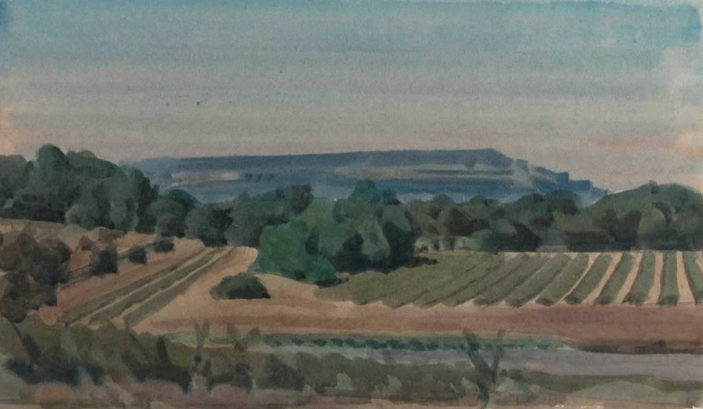 Italo De Grandi : Verdures devant la Lance