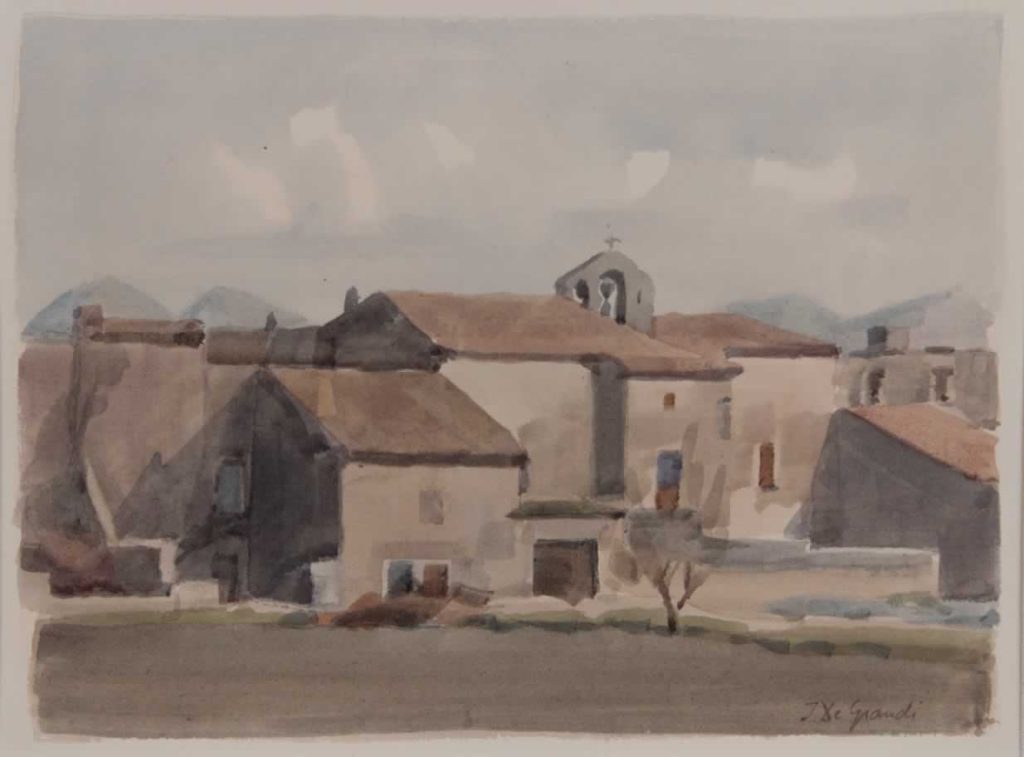 Italo De Grandi : Goupe de maisons à Salles-sous-bois