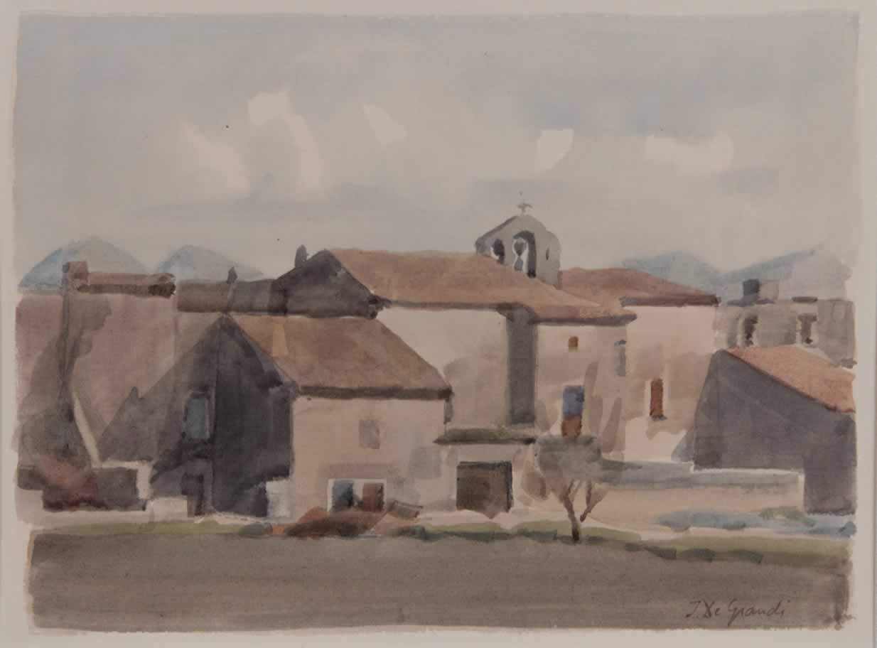 Italo De Grandi : Goupe de maisons à Salles-sous-bois